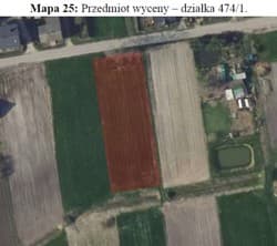 niezabudowane działki rolne nr 502/1, 474/1 stanowiące całość gospodarczą, położone w miejscowości: Sapy gmina Domaniewice, zapisane w KW o nr [numer KW w planie Pro] - udział 2/6 w nieruchomości