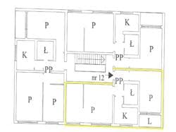 Spółdzielcze własnościowe prawo do lokalu, Zabrze Centrum, M-4, pow. 46,40 m2, 3 piętro