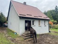 Nieruchomość gruntowa zabudowana budynkiem mieszkalnym jednorodzinnym Stara Korytnica gm. Kalisz Pom.