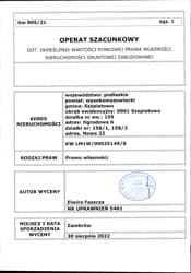 Udział 15/160 w prawie własności nieruchomości.