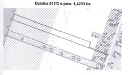 prawo własności w udziałach po 1/2 niezabudowanej działki o numerze ewidencyjnym 517/2 o pow. 1,4293 ha