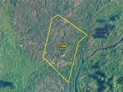 Działka nr 1734 o pow. 0,22 ha