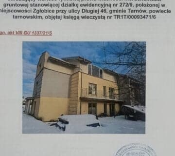 Syndyk sprzeda dom pow. 341m2 sygn. VIII GUp/1209/21/S